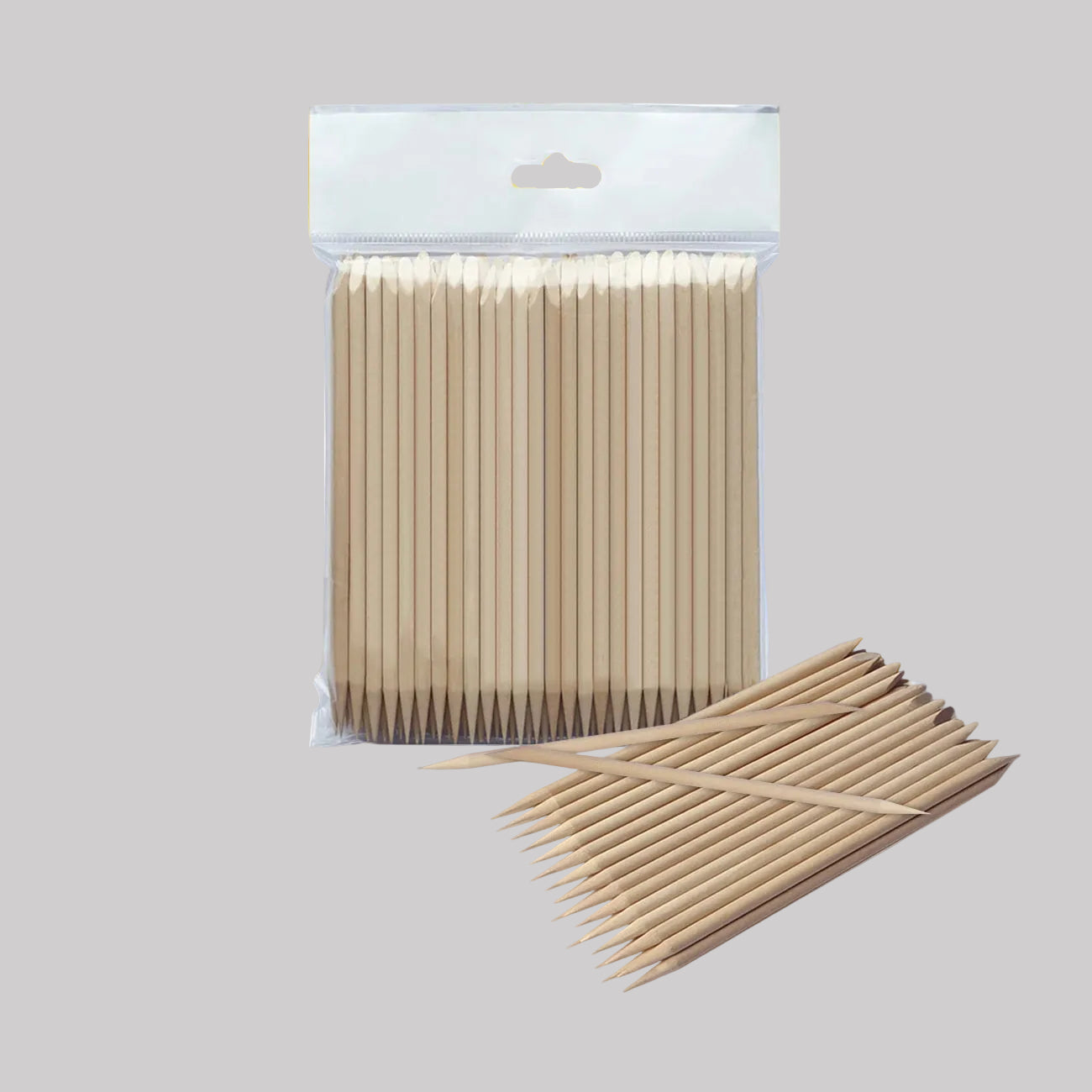 Дървени избутвачи от портокалово дърво - 15 см / 100 бр.