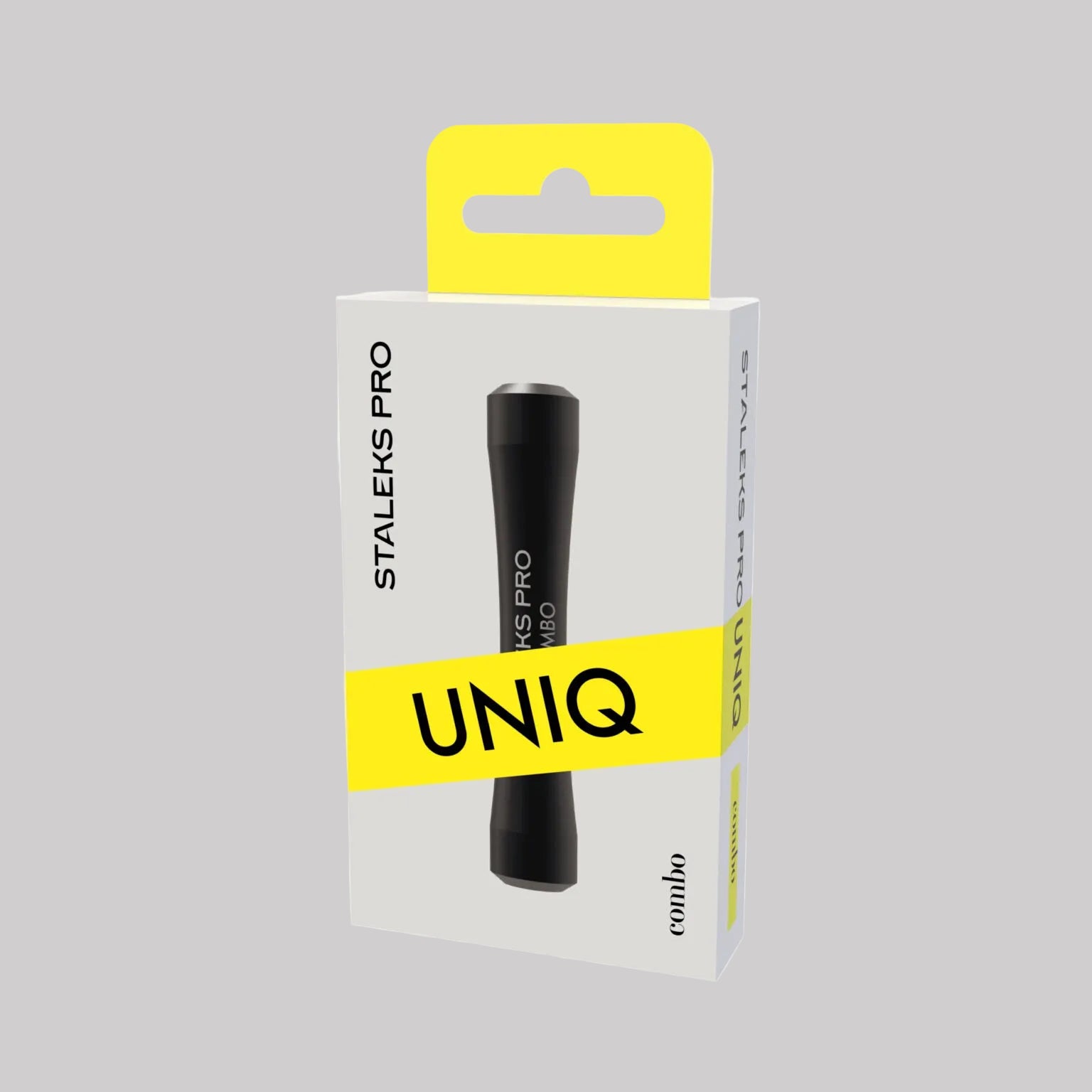 Дръжка на избутвач Combo UNIQ 10b за сменяеми работни части (черна)