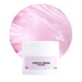 Acrylic Cream Pink Buble