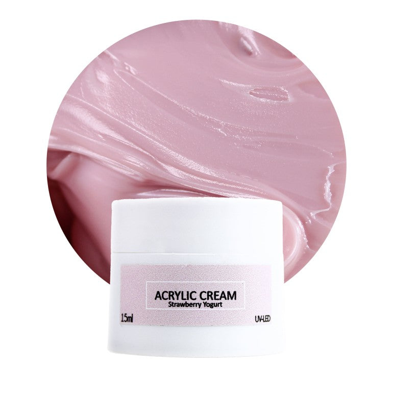 Acrylic Cream Strawbery Yogurt