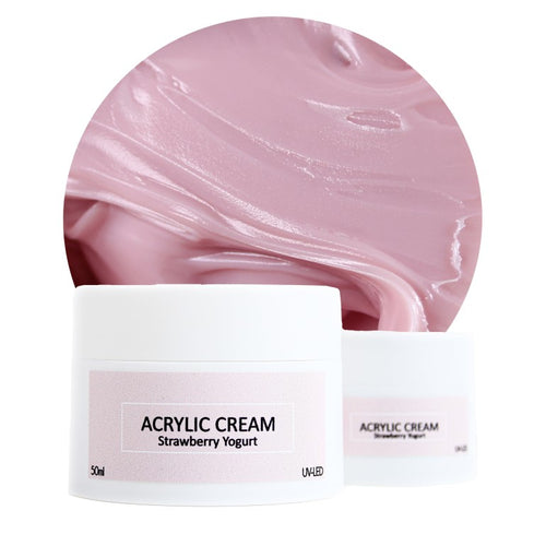 Acrylic Cream Strawbery Yogurt