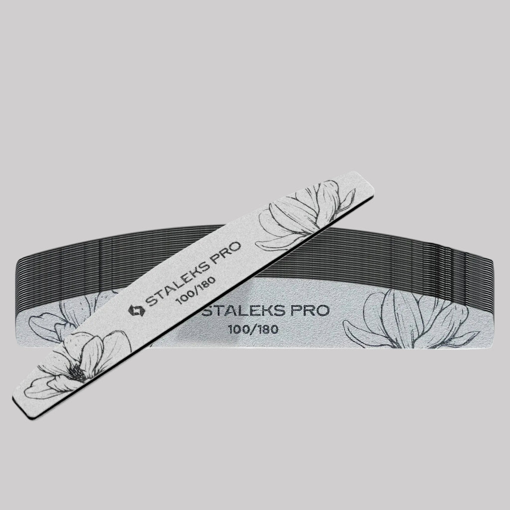 Минерална пила за нокти полумесец EXPERT 40 100/180 grit (25 бр.)